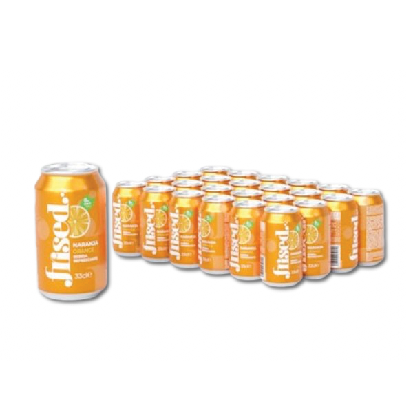 Refresco Gaseado sabor Naranja (330 ml x 24 uds) - Tropi Basket